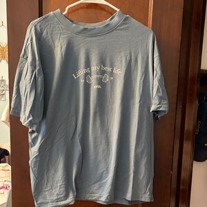 AYBL Blue/Grey Graphic Tee